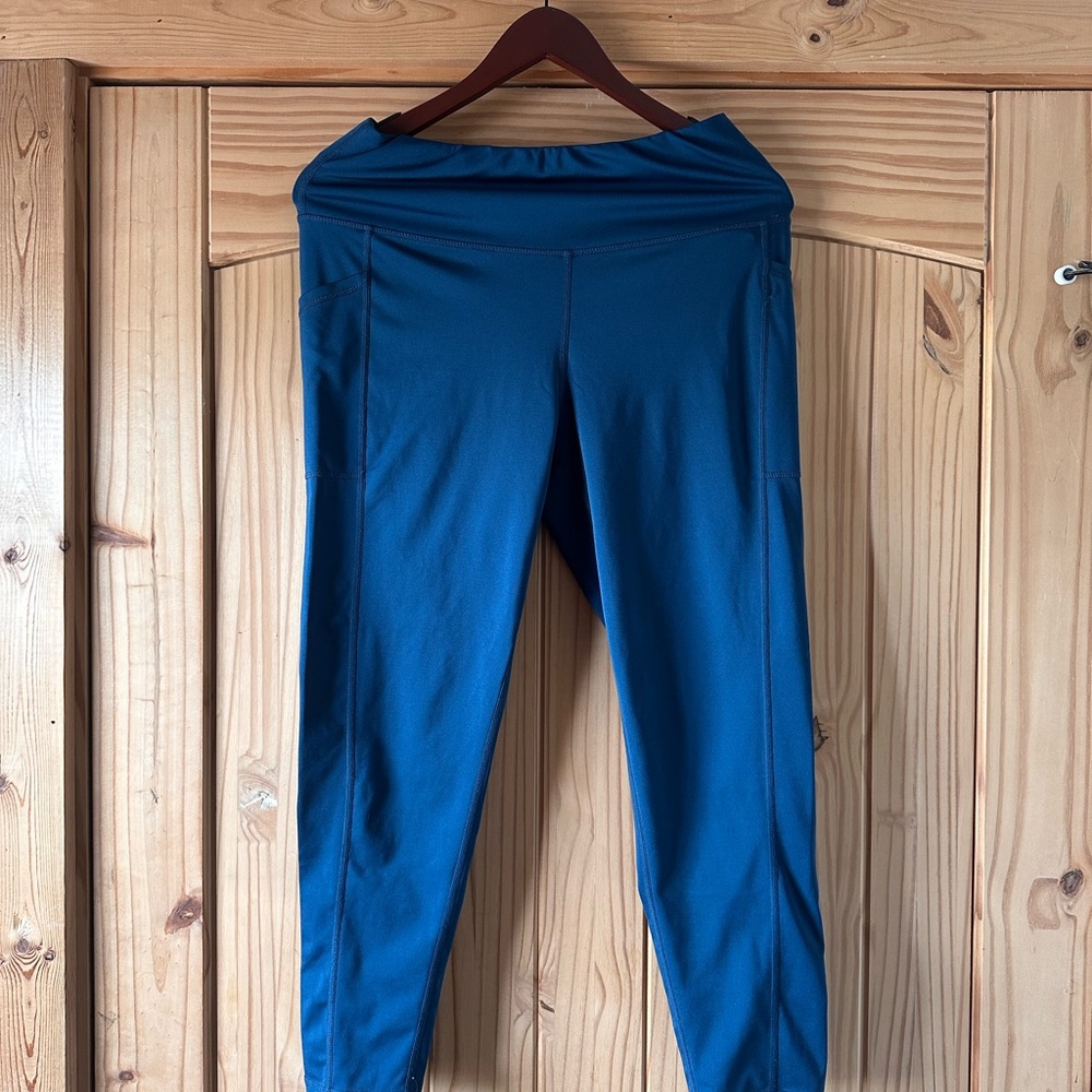 Blue Athletic Leggings